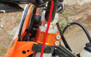 KTM EXC Lenker richtige Position