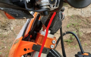 KTM EXC Lenker zu weit nach hinten gedreht