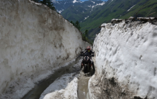 KTM Adventure1290R Auffahrt zum Col Sommeiller Juni 2018