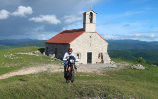 Adventurebiketour TET Slowenien Jentlflow - Kirche Sveta Trojica