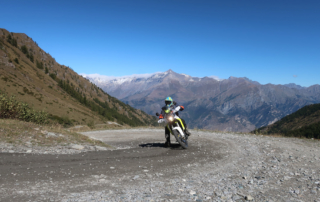 Westalpen Adventurebiketour Jentlflow 2020 Colle delle Finestre Karl Götschl Husquarna 701 Enduro