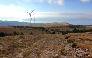 Adventurebiketour Jentlflow am TET Kroatien, Windmühlen vor Senj