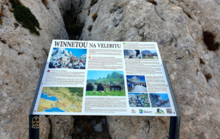 Adventurebiketour Jentlflow am TET Kroatien Winnetou Gedenktafel