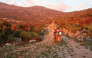 Adventurebiketour Jentlflow am TET Kroatien, Abendsonne