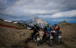 Westalpen Adventurebiketour Jentlflow 2020 Lago Nero Blick zum Chaberton