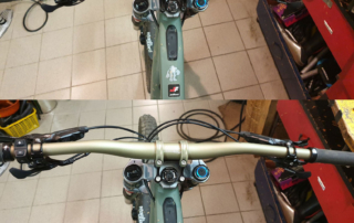 Renthal Fatbar Lenker versus Spezialized Standart