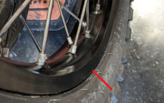KTM Heavy Duty Hinterrad - Felge deutlich schmäler als Reifen0