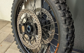 Dunlop D606 Vorderreifen nach 1.100km Jentlflow Test