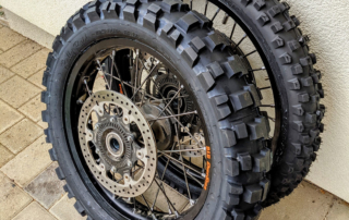 Dunlop D908RR montiert auf KTM Heavy Duty Felgen