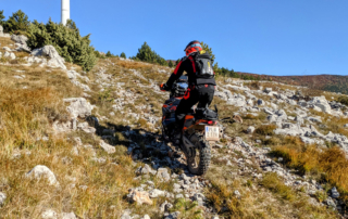 Jentlflow Adventurebike Tour Kroatien, Anspruchsvolle Auffahrt zum Windrad