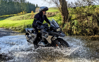 Jentlflow Adventurebiketour Schöckl warm up Immer ein Highlight -die Wasserdurchfahrt