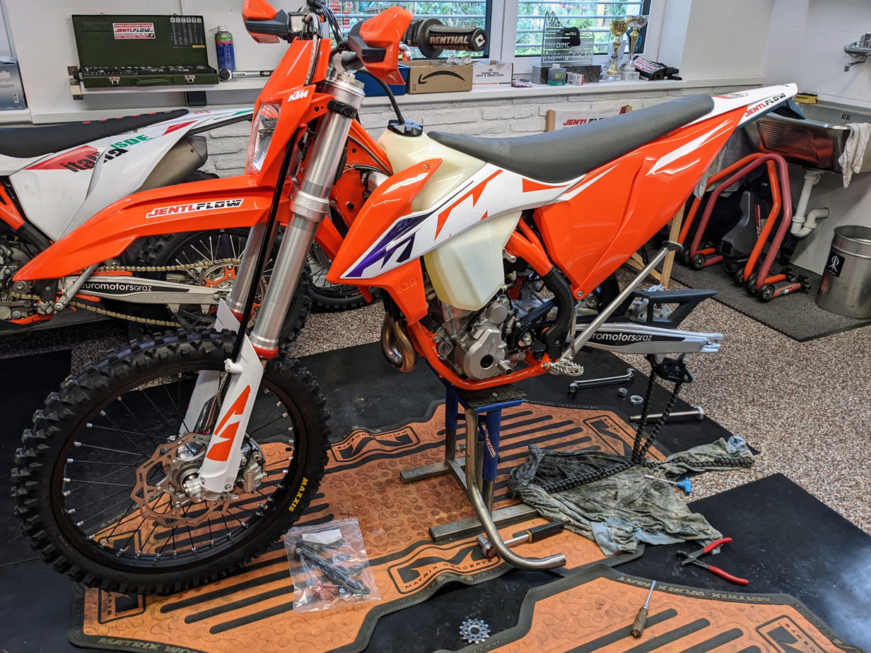 KTM 350 EXC-F 2023 First Setup - JentlFlow