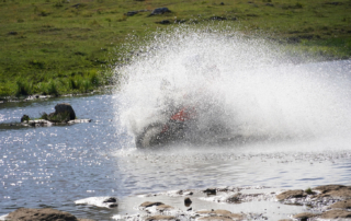 Bosnia Rally Wasserdurchfahrt