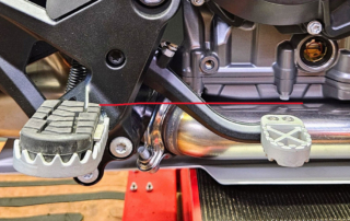 KTM Adventure 890 Werks Einstellung Hinterradbremse