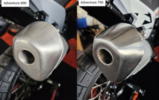 Auspuffendkappe KTM Adventure 890 und 790