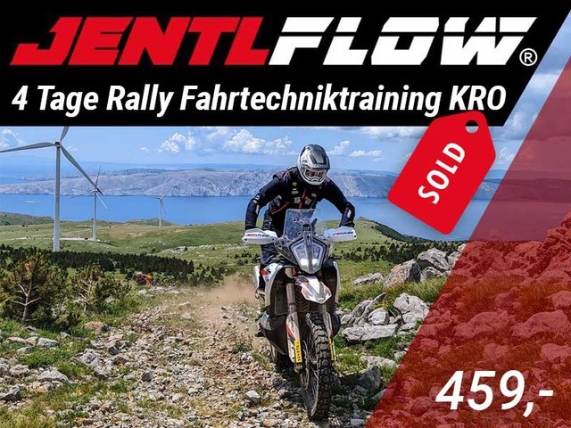 Jentlflow Veranstaltung 4 Tage Rally Fahrtechniktraining Kroatien sold